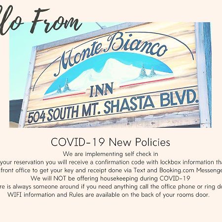 Monte Bianco Inn Mount Shasta Εξωτερικό φωτογραφία